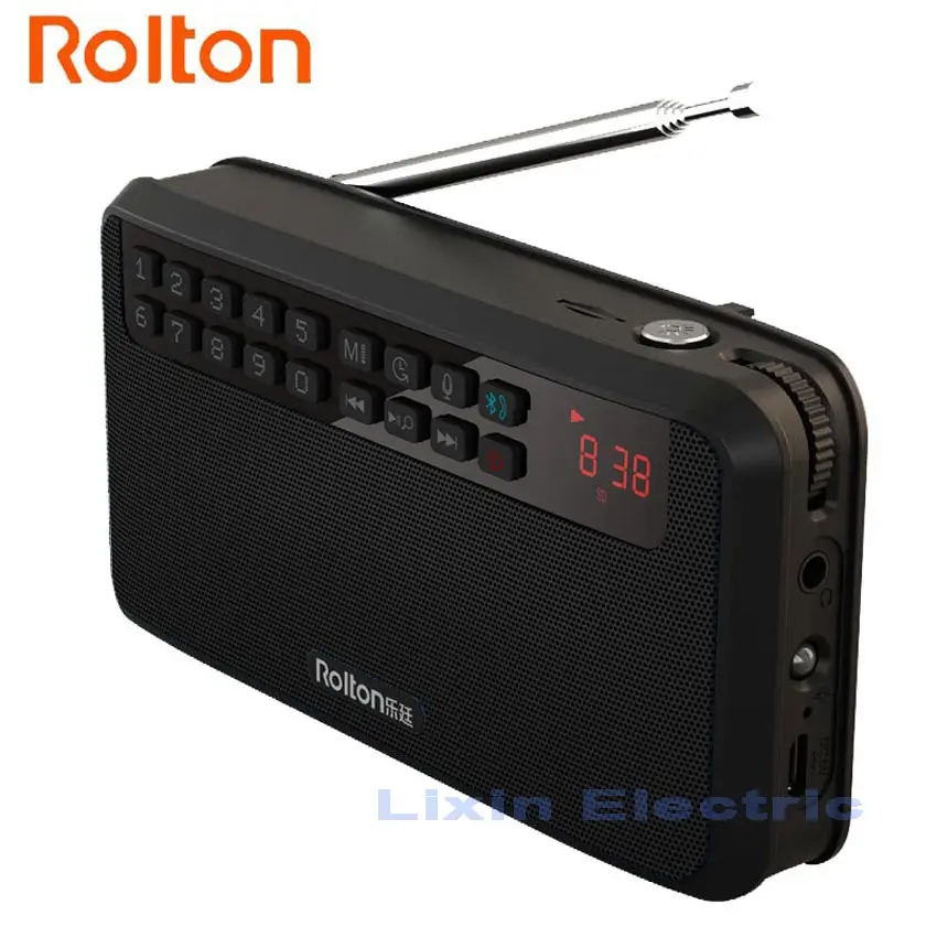 Bluetooth Колонка Rolton E500 портативная с FM радио и фонариком|bluetooth speaker|portable bluetooth speakerstereo