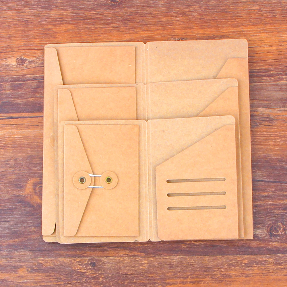 Traveler's Notebook Kraft Paper S M L Pocker Business Card Holder Passport Standard / carry / passport Style File Folder Traveler's Notebook Kraft Paper S M L Pocker Business Card Holder Passport Standard / carry / passport Style File Folder