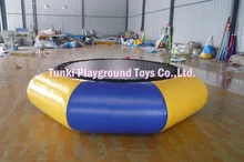 inflatable water trampoline, jumping water bouncer