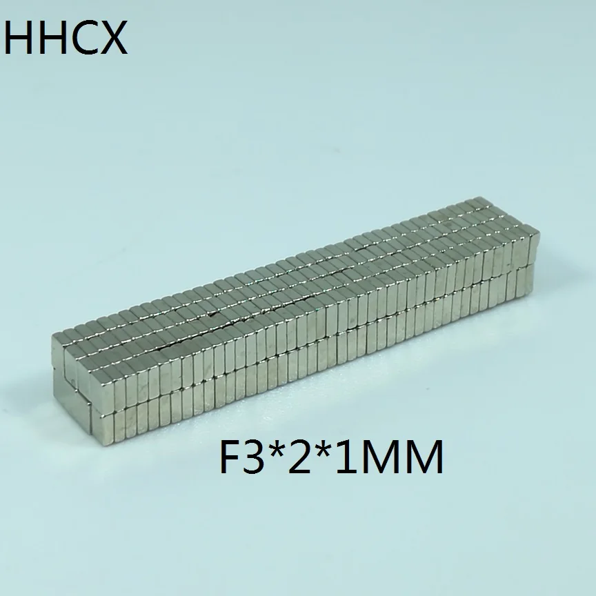 100 шт./лот F 3x2x1 мм N35 сильной квадратной NdFeB неодимовый магнит редкоземельный магнит 3*2*1 мм неодимовые магниты 3мм х 2мм x 1мм