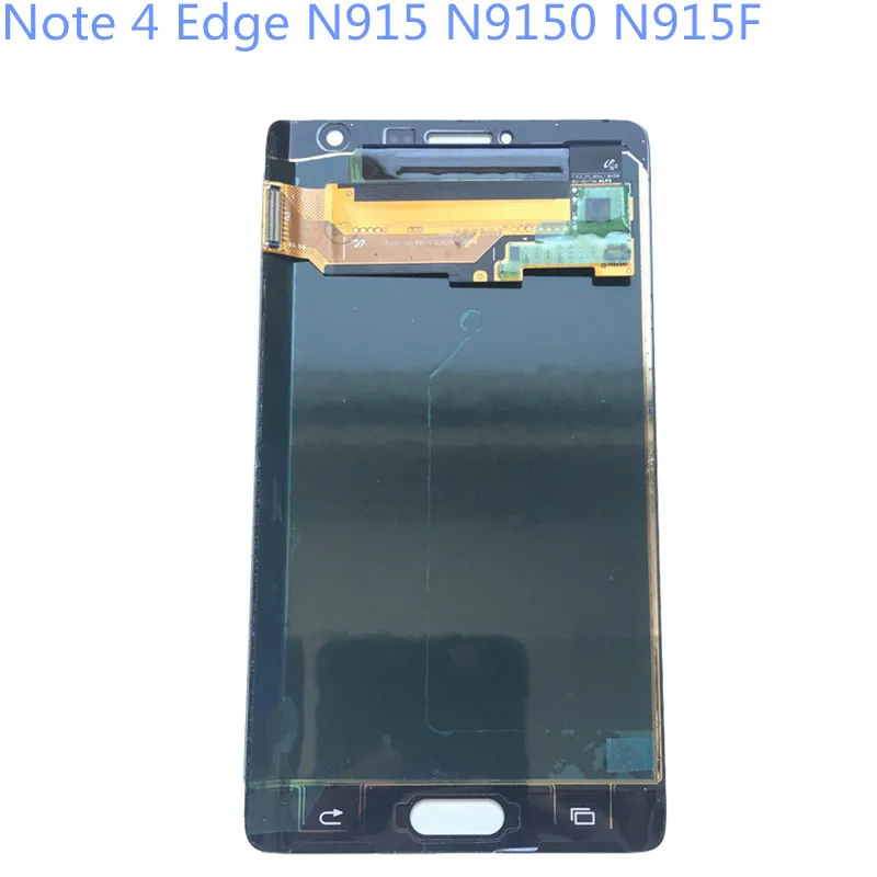 

New Super AMOLED LCD Note 4 Edge N915 N9150 N915F Display 100% Tested Working Touch Screen Assembly For Samsung Galaxy N915 lcd
