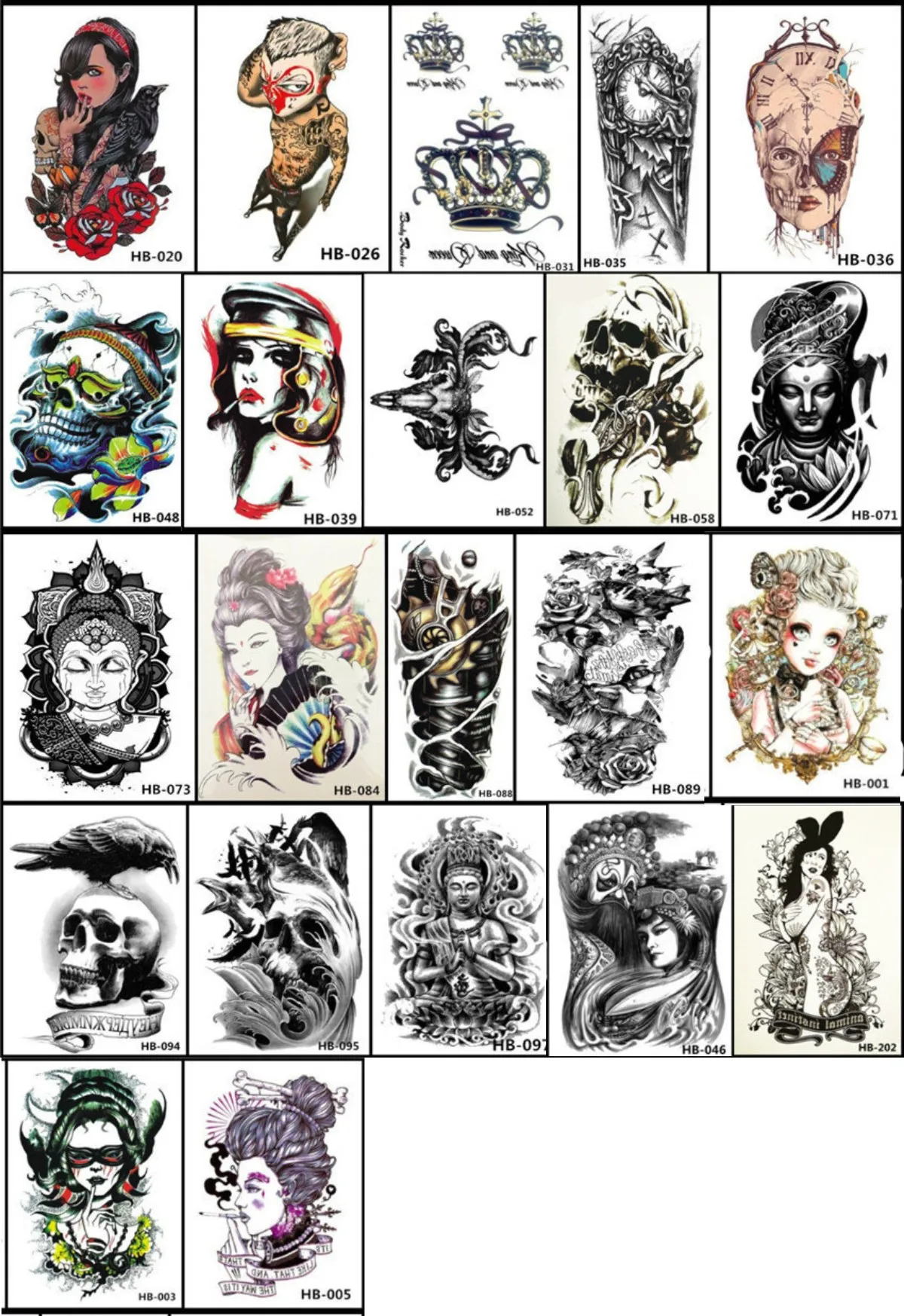 Men Waterproof Tattoo