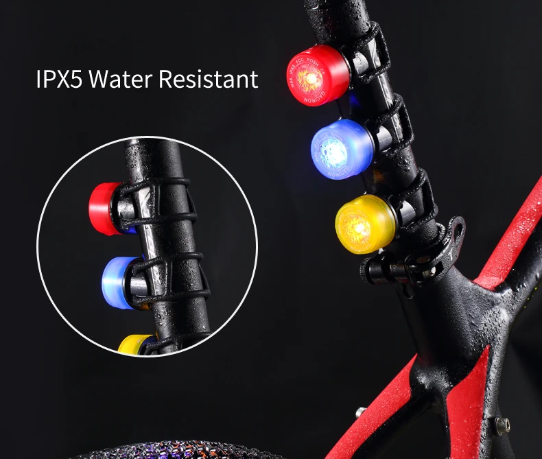 Excellent Gaciron Bicycle Light Non-Rechargeable LED mountain Bike Front/Rear Warning Lamp Cycling accessories Night Safety tail light 8