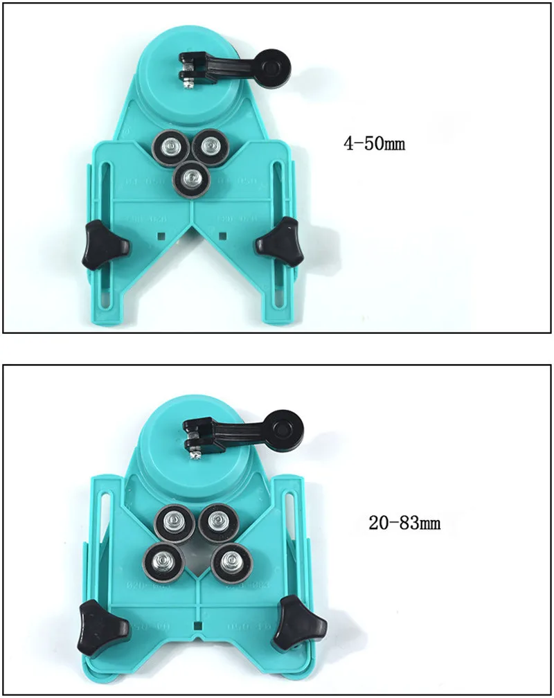 Регулируемый 4-83 мм Алмазное Отверстие Сверло плитка стекло отверстие локатор пилы коронка направляющее стекло отверстия локатор вакуумная база присоска