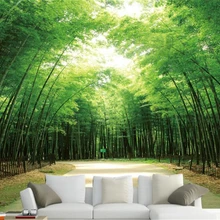 Beibehang пользовательские обои Гостиная Спальня росписи 3D обои стерео Красота Bamboo Fresco ТВ фоне стены papel де parede