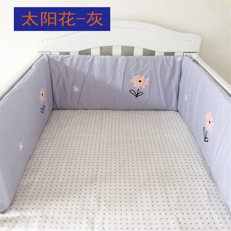 Детская кровать bumper200* 30 см детская кровать вокруг подушки Детская кроватка мягкая защита для младенцев простой принт BPkk