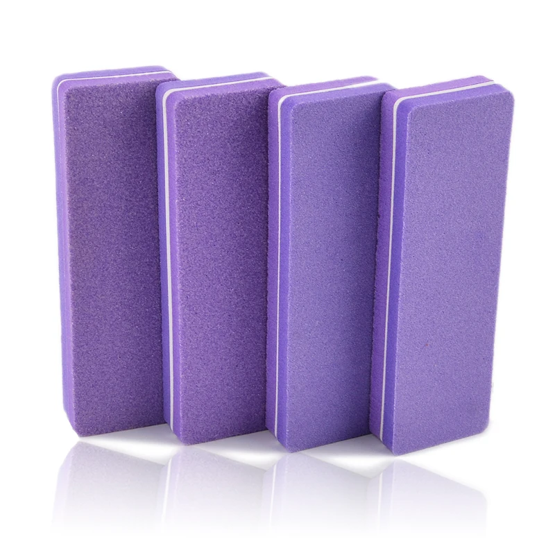 Amortecedor do Unha Conjunto de Ferramentas de Unhas Lote Roxo Arquivo Profissional Cal um Ongle Unha Arquivos Lixar Unhas Esponja Acessórios Manicure 50 Pçs - 6 Cheap Lixas e polidores de unha