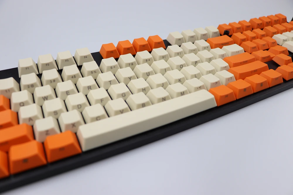 Пустая боковая печать Передняя печать 108 Толстая PBT Keycap Вишневый профиль для MX переключатели Механическая игровая клавиатура