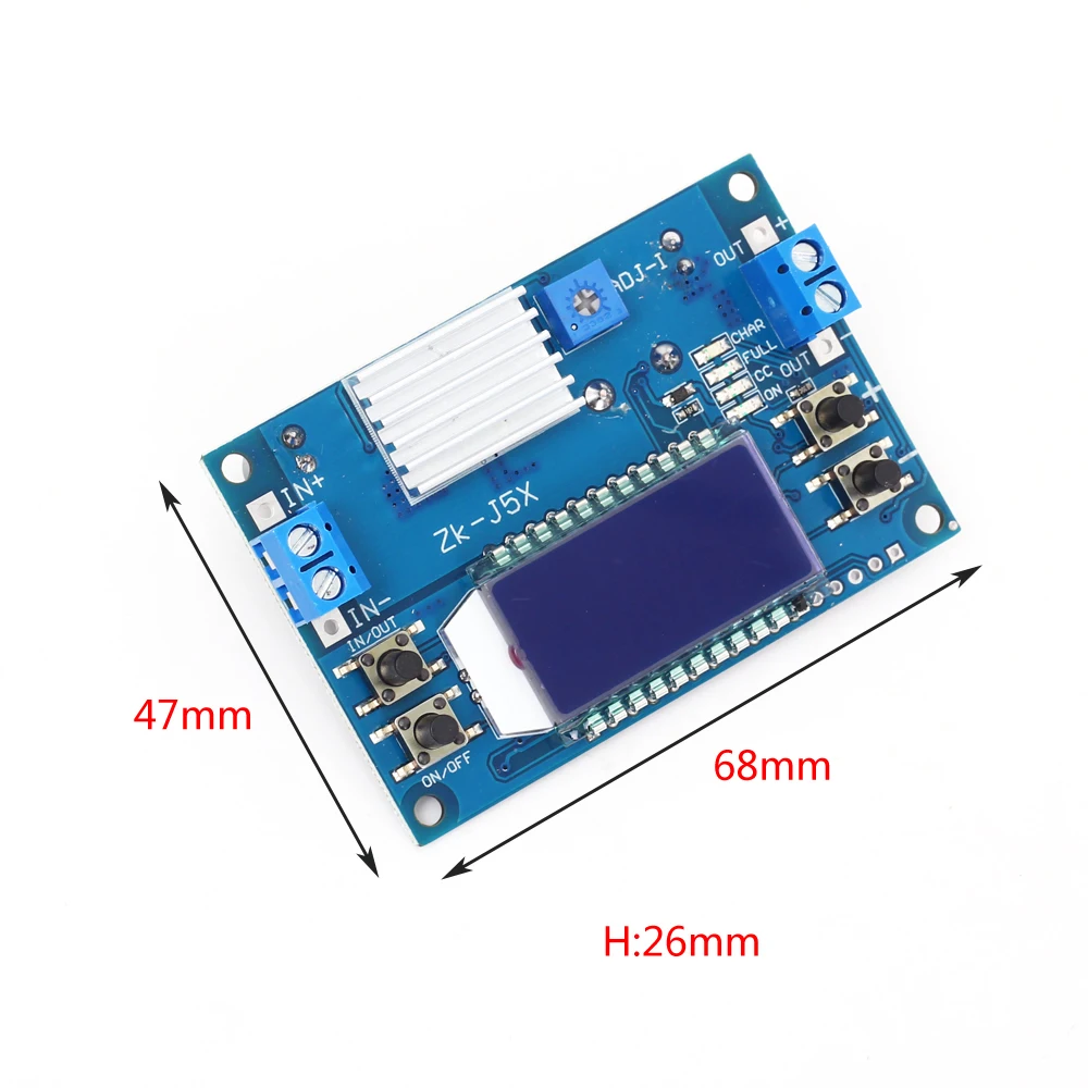 Понижающий постоянный ток 1,2-32 В 5А постоянный ток напряжения LCD цифровой дисплей Регулируемый понижающий блок питания плата модуля