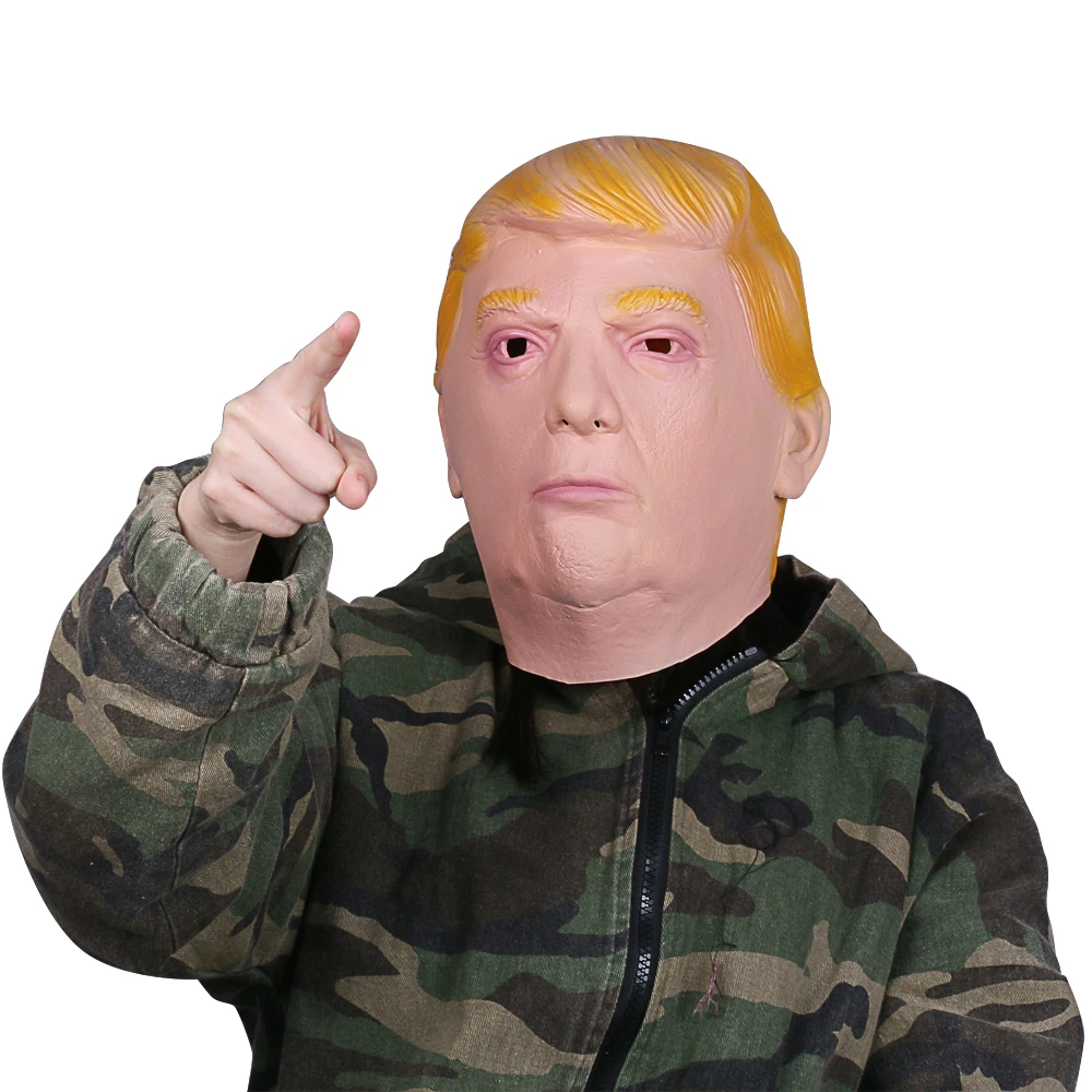 1PC Donald Trump Mask Billionaire Presidential Costume Latex Cospaly Mask For Halloween Party Decorations Ornament (2)