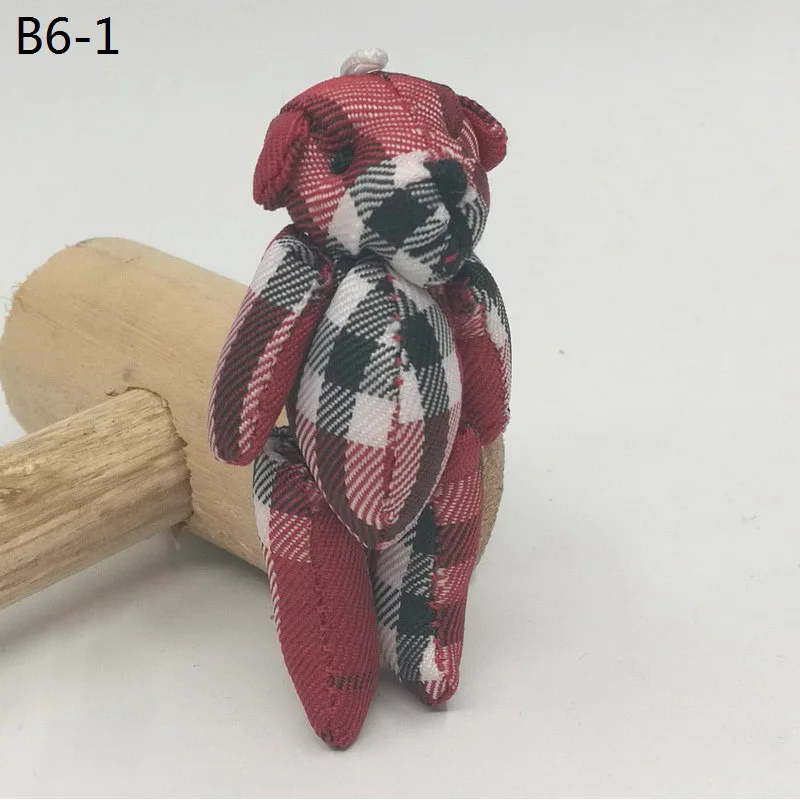 6cm cloth grid lv bear B6-1