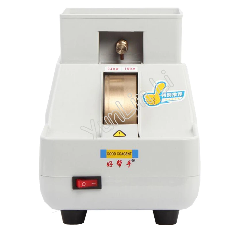 Hand Lens Edger Rough & Fine & V Shape Grinding Wheel Double Wheel Holder Manual Hand Mill Optical Processing Grinder CP-7-35WV