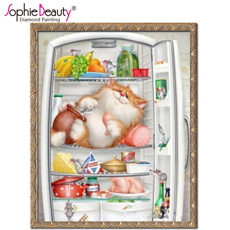 Sophie Beauty Diy Алмазная Картина Вышивка крестом полный 3d Мозаика квадратный вышитый