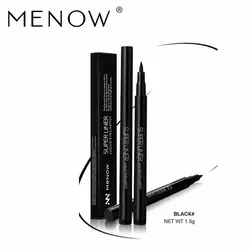MENOW Марка легко носить Подводка для глаз карандаш длительный Водонепроницаемый черный Подводка для глаз карандаш косметика 500 шт./лот через
