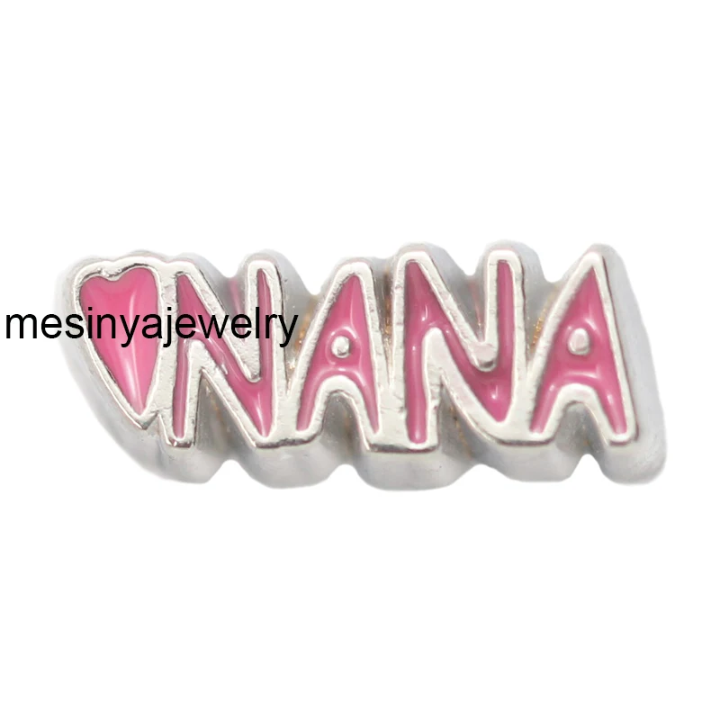 

Best quality 10pcs nana floating charms for glass locket FC-394,Min amount $15 per order mixed items