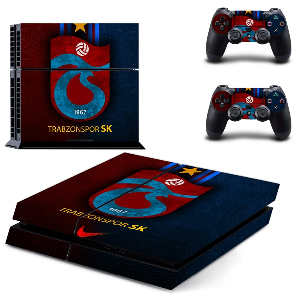 Galatasaray 1905 футбольная команда наклейка для PS4 Наклейка Виниловая наклейка для sony Playstation 4 консоли и 2 контроллера наклейка для PS4 стикер