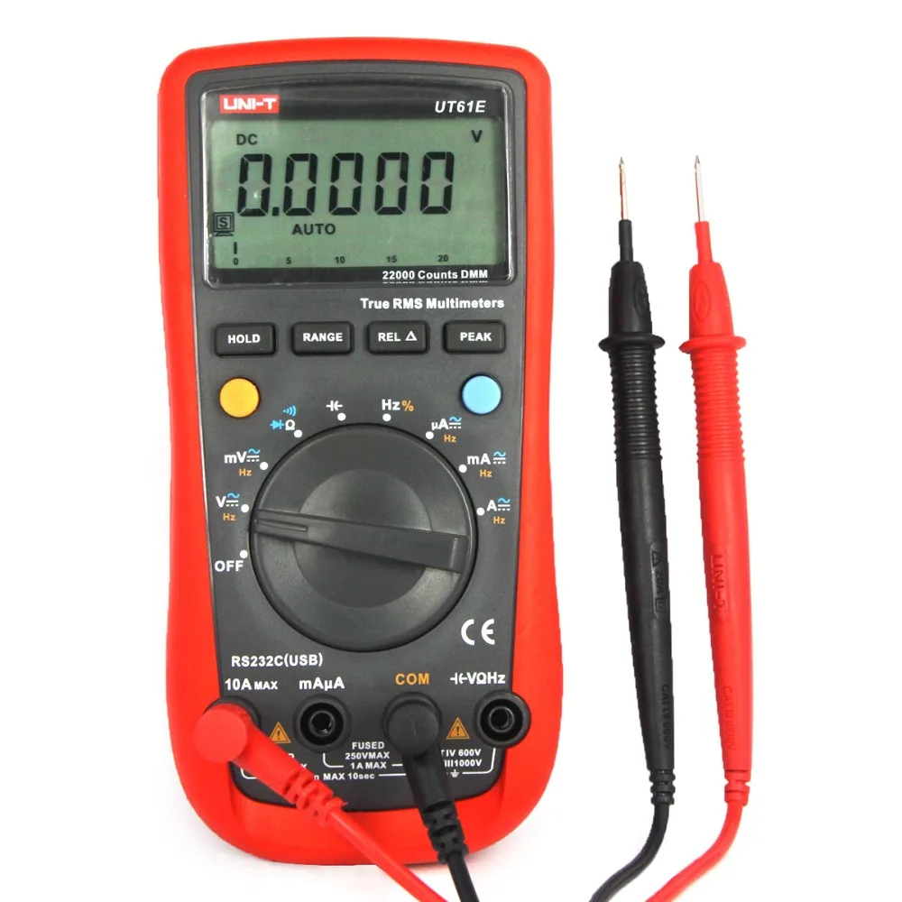 

UNI-T UT61E Modern Digital Multimeters Electrical LCD multimetro Industry Voltage Tester Meter Measurement Meter