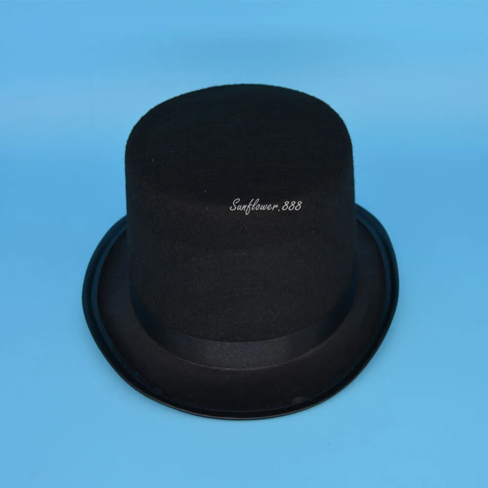 Черный для мальчиков и девочек детей маг цирк Top Hat Необычные платья шляпы для выступлений шапки Косплэй реквизит вечерние Хэллоуин