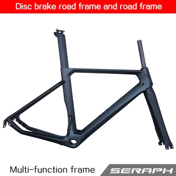

Seraph bikes carbon road disc frame 2019 new flat mount di2 compatiable TT-X10 ,
