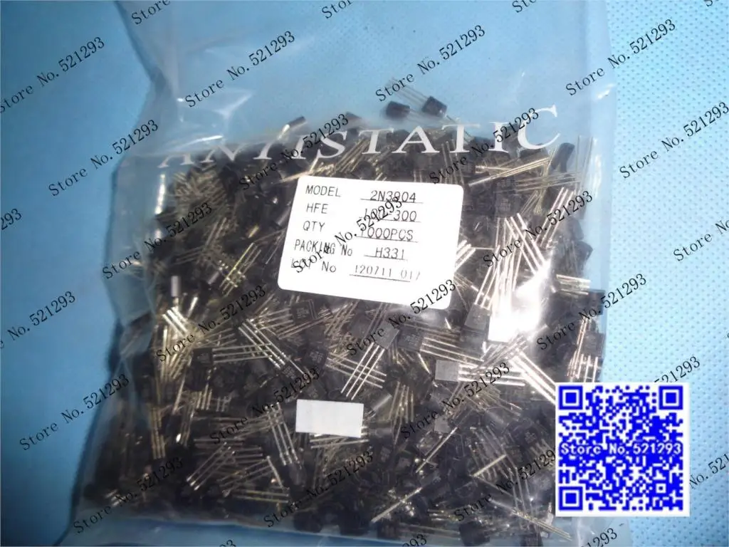 

Original 3904 2N3904 TO92 100PCS/LOT in Stock