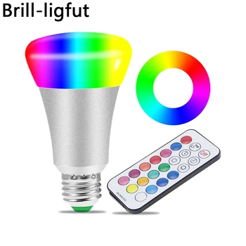 

LED RGBW Light Bulbs 10W E27 12 Colors Changing Dimmable Memory Function Lighting Lamps for Home Decoration,Stage,Bar,Party