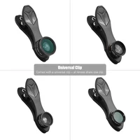 APEXEL APL-DG5H 5 in 1 Lens Kit 0.63X Wide Angle Lens 15X Macro Lens 2X Telescope CPL Lenses for iPhone Samsung Huawei Xiaomi - Image 3