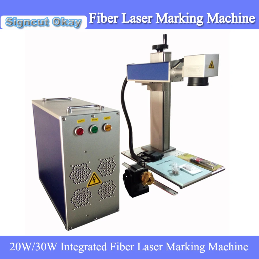 Metal laser engraving machine fiber laser marking machine 20W 30W for