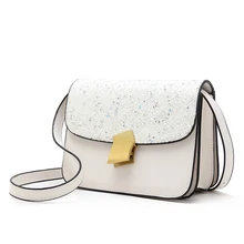 Bolso de hombro elegante brillante de verano para mujer bolso de mensajero de tendencia de moda Casual de negocios de viajero Bling bolso para novia Git