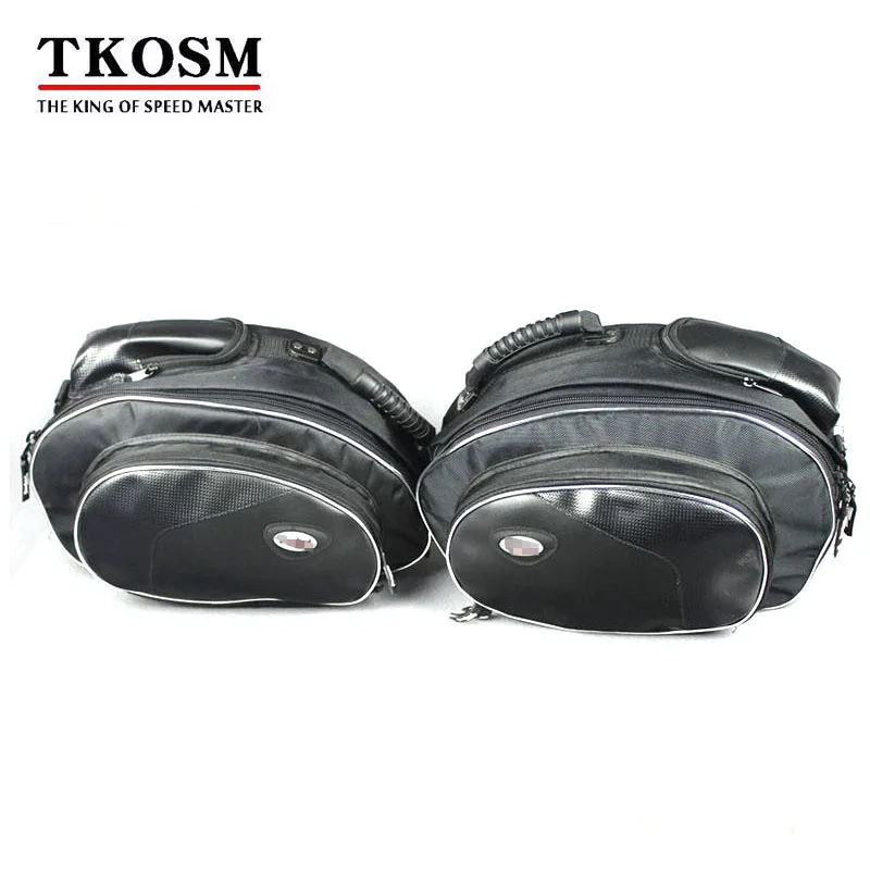 

TKOSM 1 Set Genuine Motorcycle Tank Bag Side Luggage Motorcycle Waterproof Saddlebags Alforjas Motor Backpack
