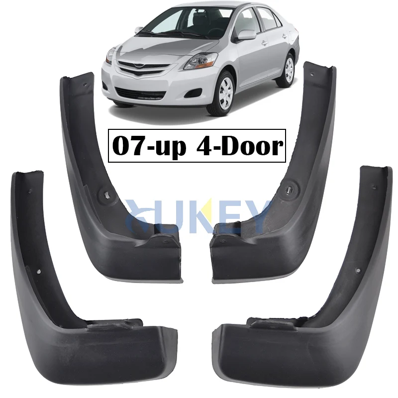 

Mud Flaps For Toyota Yaris Sedan Vios Limo Belta 2007-2013 Mudflaps Splash Guards Mud Flap Mudguards Fender 2008 2009 2010 2011