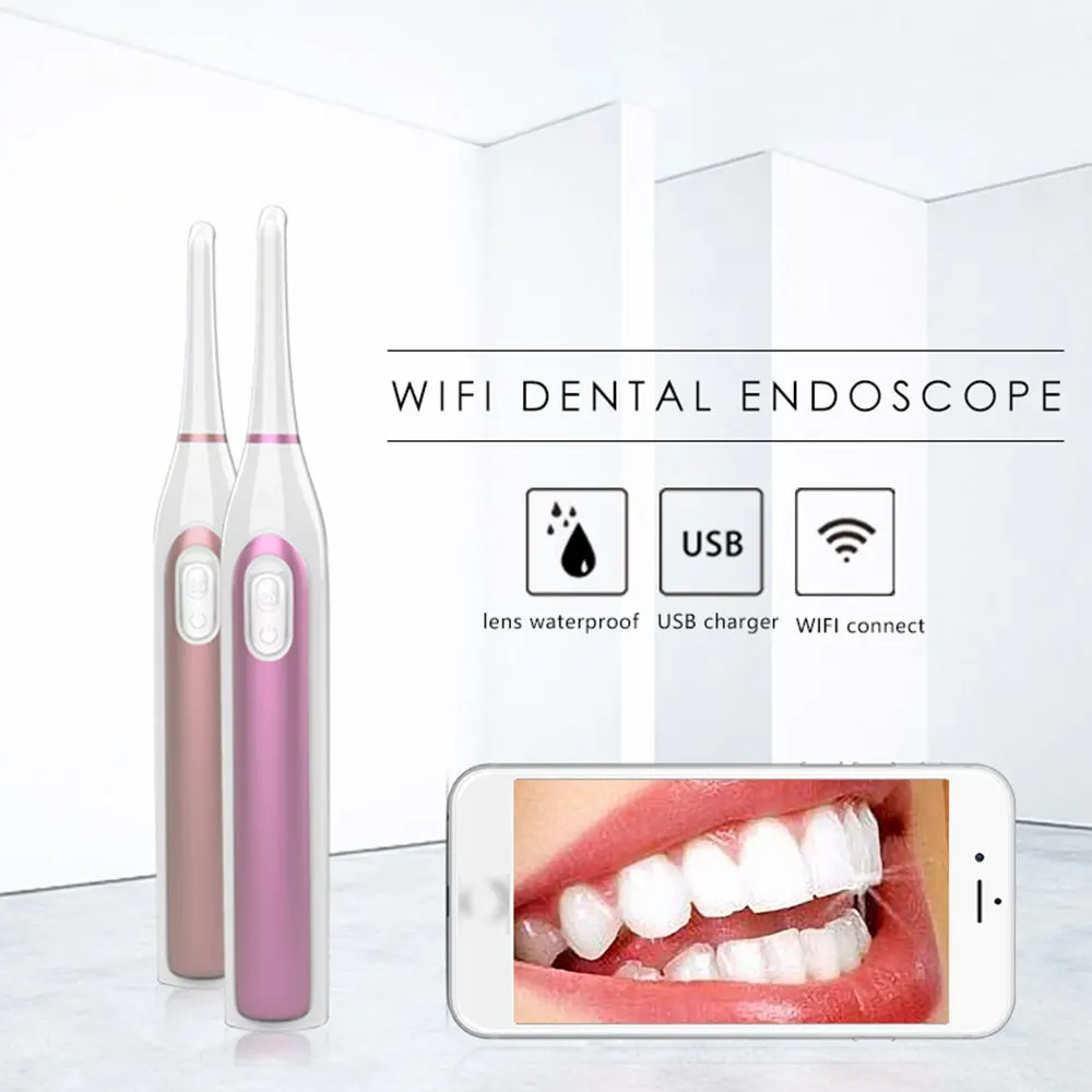 

Wireless Dental Endoscope 6.7MM WiFi Intraoral Camera LED Dentist Tooth Borescope Oral Real-time Video Dental Inspection Tools