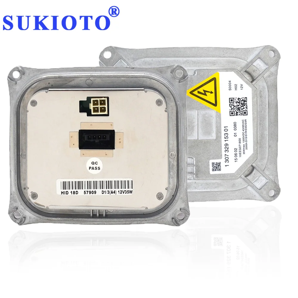 SUKIOTO Car Headlight Ballast 63117182520 130732915301 D3S D1S xenon Ballast E90 E92 E93 Headlight Power Transformer Control Box