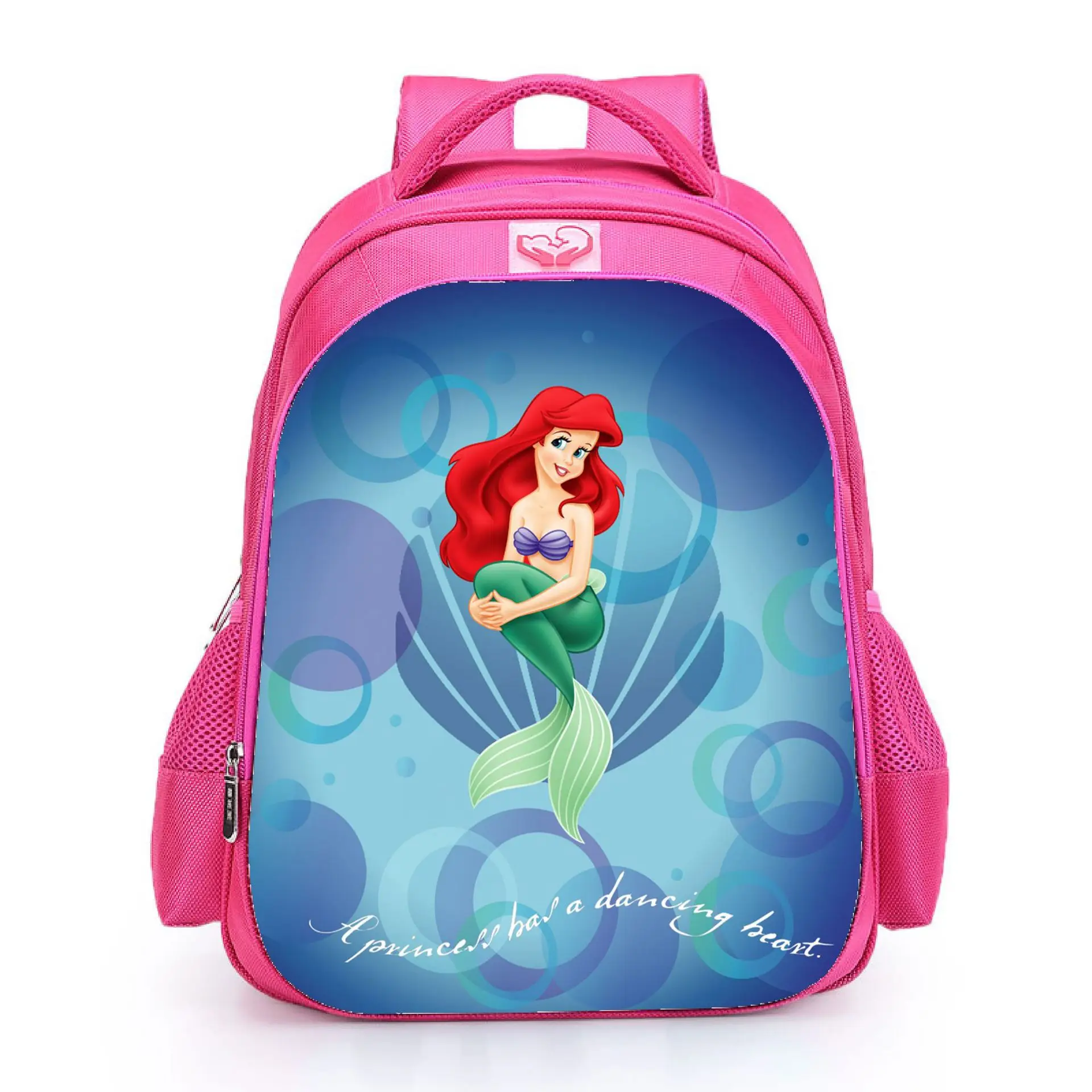 Disney новая Принцесса Русалочка Детские Школьные Сумки Начальная школа детский сад 1-3 лет большой емкости мультфильм рюкзак для женщин