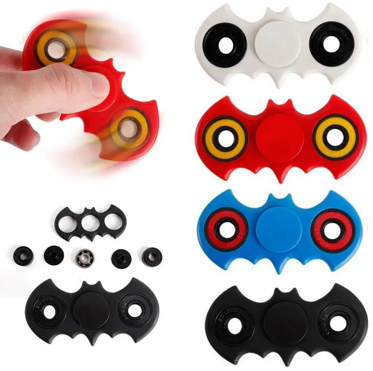 

New Spinner Batman Shape Toy EDC Captain Hand Finger Spinner Relieve Stress Austism ADHD America Handspinner Toys