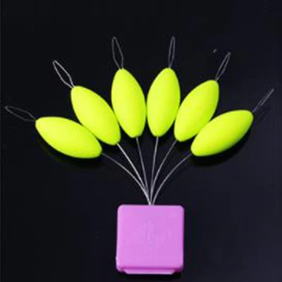 Seven Stars Floating 2 Shapes Cylindrical Olive-type Fishing Floating Large, Medium and Small Size Foam Fishing Supplies - Цвет: B-0