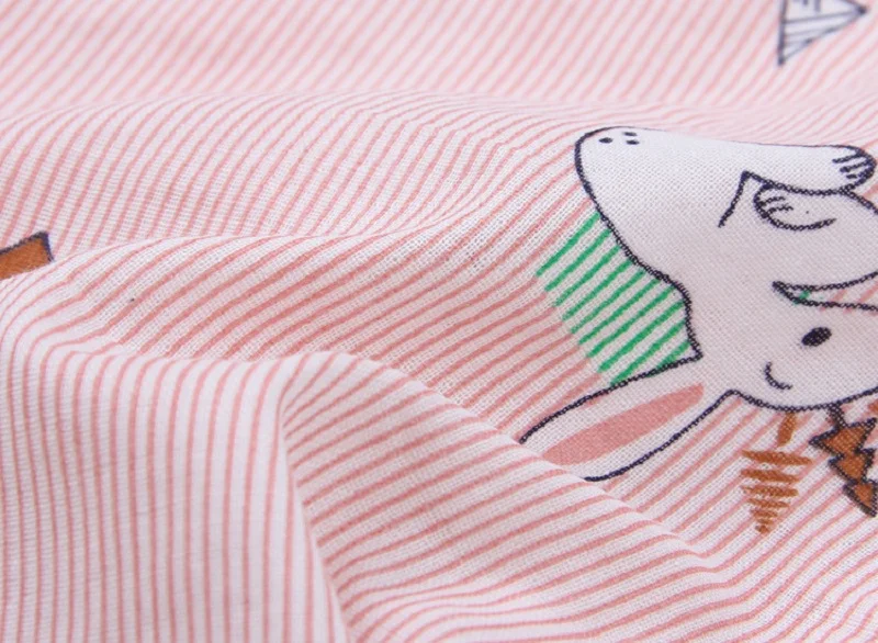 women pink double yarm cotton sleepwear (5)