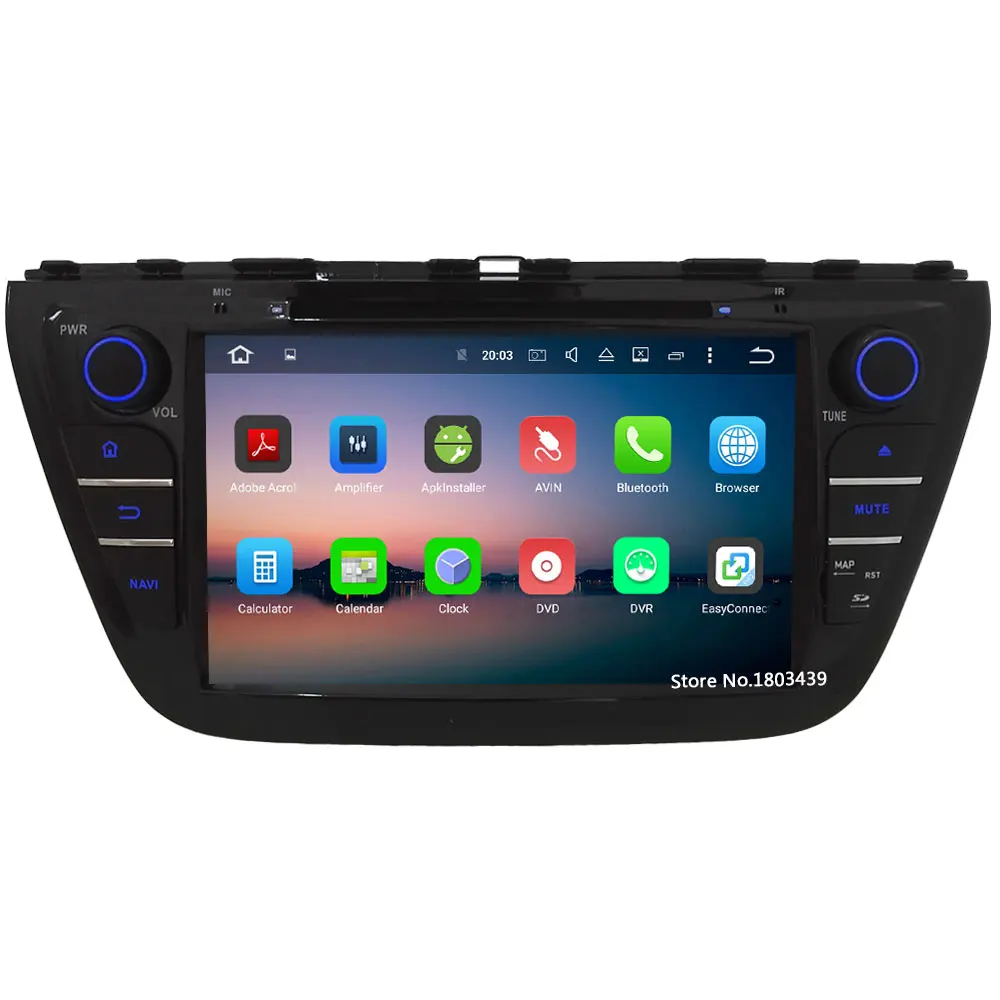 Excellent 8" WiFi Octa Core PX5 4GB RAM Android 6 DAB 4G 32GB ROM Car DVD Multimedia Player Radio Stereo For Suzuki S-Cross SX4 2014-2017 1