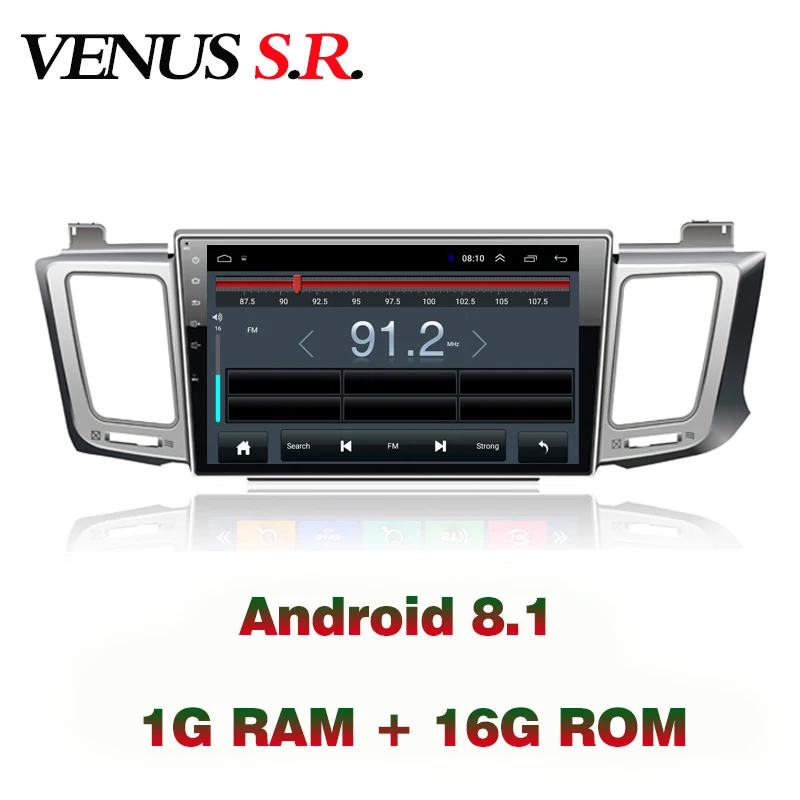Flash Deal VenusSR Android 8.1 2.5D car dvd for Toyota Rav4 Radio 2014-2017 multimedia  Radio stereo gps navigation 1