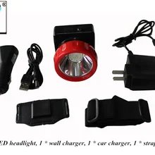 Через DHL Лидер продаж 60 шт./лот Hengda LD-4625 5 Вт 18650 3000 мАч водонепроницаемый охота фары шахтеров угля фар