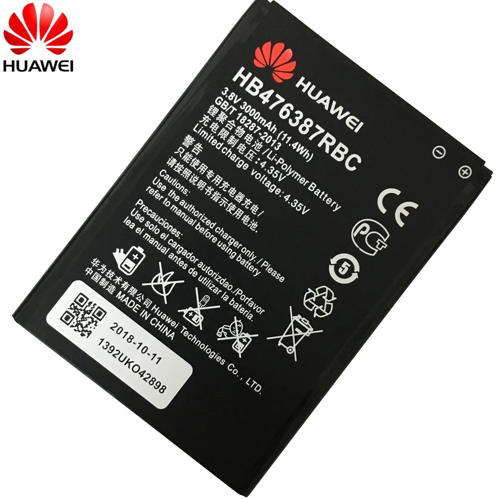 Литий-ионный аккумулятор для huawei HB476387RBC для huawei Honor 3X G750 B199 3000 мАч