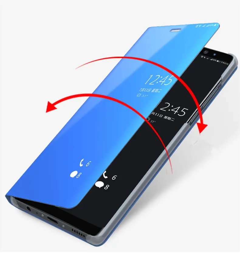 Luxury-Mirror-Flip-Cover-for-Huawei-Mate-9-Lite-Mate-10-Pro-Hard-Stand-Clear-View (1)