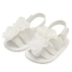 2018 летняя детская одежда для малышей мальчиков обувь сандалии PU мягкая подошва Non-Slip тапки Prewalker с Magic Tape bebek ayakkabi