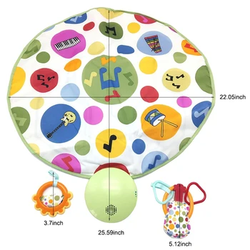 

Children's Mat Thickened Baby Room Crawling Pad Baby Play Mat Xpe Puzzle Folding Mat Baby Carpet Cotton Play Mat