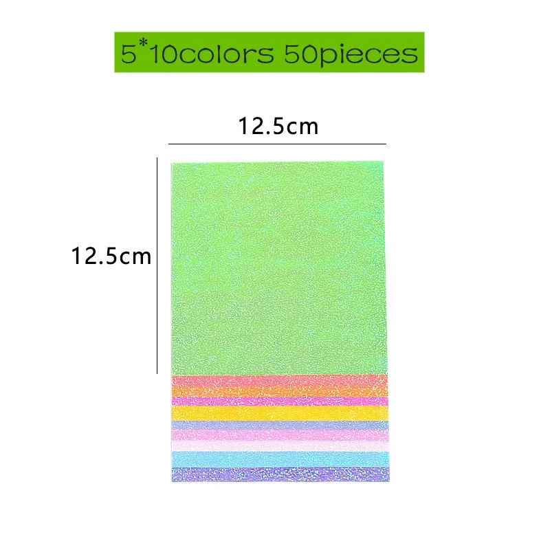 50 шт./пакет Перламутровые и рисунком в виде птичек-оригами "сделай сам" оригами для ручной работы Детский сад настенный Декор Украшение светильник Бумага творческих тысяч Бумага краны и рисунком в виде птичек-оригами