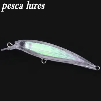 

20PCS Blank Diy Minnow Fishing Lure Laser Hard Artificial Bait 8.2cm 6g Unpainted Fishing Floating Wobbler Crankbait Minnows