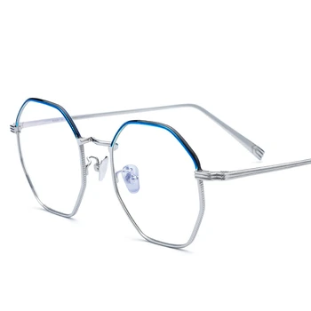 

Pure titanium polygon ultra light fashion irregular glasses frame 1880