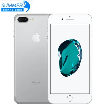 Apple-teléfono inteligente iPhone 7 Plus Original libre, Quad-Core, 3GB RAM, 32 GB/5,5 GB/128GB rom, IOS, LTE, cámara de 12.0MP, reconocimiento de huella dactilar