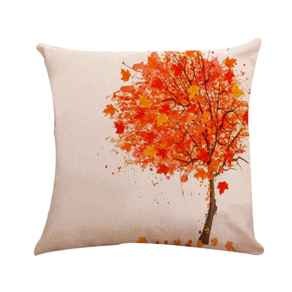Осенний стиль, наволочка, чехол декоративный чехол на подушки для дивана, наволочка для подушки 45x45 см, домашний декор