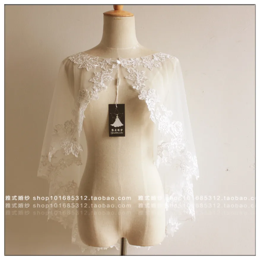 

women lace bolero white brides dress accessories real photo brides lace jacket topper formal dress coat cape wedding bolero