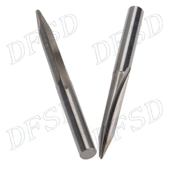 

Milling Engraving CNC Router Bits For Metal Hard Wood Straight Slot 25 degrees 0.8mm Sticker Pack Of 5